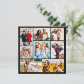Erstellen Sie Ihre eigene 8 FotoCollage Karte (Stehend Vorderseite)