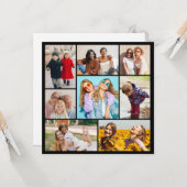 Erstellen Sie Ihre eigene 8 FotoCollage Karte (Vorderseite/Rückseite Beispiel)