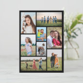 Erstellen Sie Ihre eigene 8 FotoCollage Karte (Stehend Vorderseite)