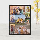 Erstellen Sie Ihre eigene 8 FotoCollage Karte (Gelbe Blume)