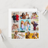 Erstellen Sie Ihre eigene 8 FotoCollage Karte (Vorderseite/Rückseite Beispiel)