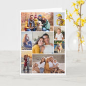 Erstellen Sie Ihre eigene 8 FotoCollage Karte (Gelbe Blume)
