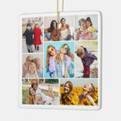 Erstellen Sie Ihre eigene 8 FotoCollage Keramikornament (Links)