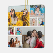 Erstellen Sie Ihre eigene 8 FotoCollage Keramikornament (Links)