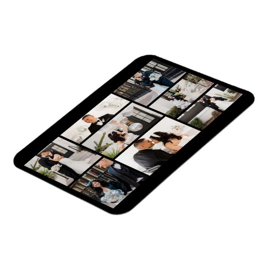 Erstellen Sie Ihre eigene 8 FotoCollage Magnet (Linke Seite)