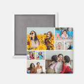 Erstellen Sie Ihre eigene 8 FotoCollage Magnet (Vorderseite/Rückseite)
