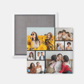 Erstellen Sie Ihre eigene 8 FotoCollage Magnet (Vorderseite/Rückseite)