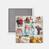 Erstellen Sie Ihre eigene 8 FotoCollage Magnet (Vorderseite/Rückseite)