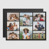 Erstellen Sie Ihre eigene 8 Fotocollage Magnetkart Magnetkarte (Vorne/Hinten)