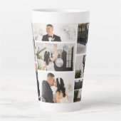 Erstellen Sie Ihre eigene 8 FotoCollage Milchtasse (Vorderseite)