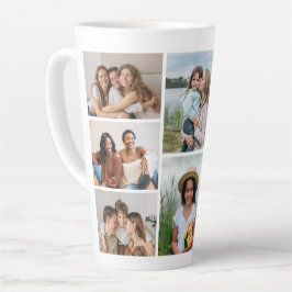 Erstellen Sie Ihre eigene 8 FotoCollage Milchtasse