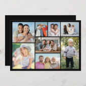 Erstellen Sie Ihre eigene 8 FotoCollage Mitteilungskarte (Vorne/Hinten)