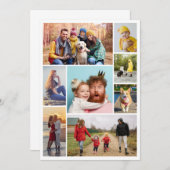 Erstellen Sie Ihre eigene 8 FotoCollage Mitteilungskarte (Vorne/Hinten)