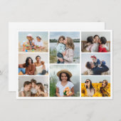 Erstellen Sie Ihre eigene 8 FotoCollage Mitteilungskarte (Vorne/Hinten)