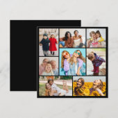 Erstellen Sie Ihre eigene 8 FotoCollage Mitteilungskarte (Vorne/Hinten)