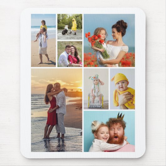 Erstellen Sie Ihre eigene 8 FotoCollage Mousepad (Vorne)