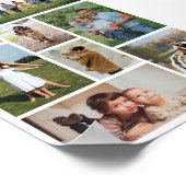 Erstellen Sie Ihre eigene 8 FotoCollage Poster (Ecke)