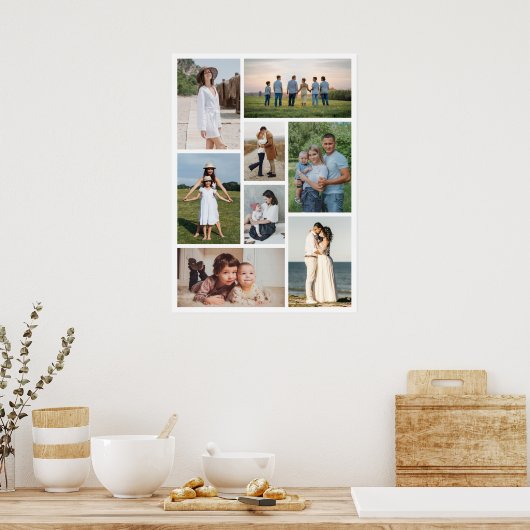Erstellen Sie Ihre eigene 8 FotoCollage Poster (Küche)