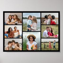 Erstellen Sie Ihre eigene 8 FotoCollage Poster