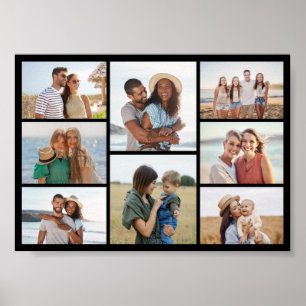 Erstellen Sie Ihre eigene 8 FotoCollage Poster