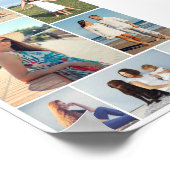 Erstellen Sie Ihre eigene 8 FotoCollage Poster (Ecke)