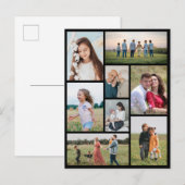 Erstellen Sie Ihre eigene 8 FotoCollage Postkarte (Vorne/Hinten)