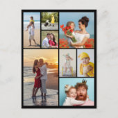 Erstellen Sie Ihre eigene 8 FotoCollage Postkarte (Vorderseite)