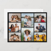 Erstellen Sie Ihre eigene 8 FotoCollage Postkarte (Vorne/Hinten)