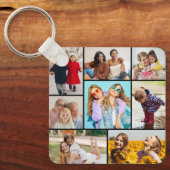Erstellen Sie Ihre eigene 8 FotoCollage Schlüsselanhänger (Vorderseite)