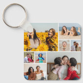 Erstellen Sie Ihre eigene 8 FotoCollage Schlüsselanhänger (Vorderseite)
