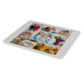 Erstellen Sie Ihre eigene 8 FotoCollage Schneidebrett (Ecke)