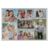 Erstellen Sie Ihre eigene 8 FotoCollage Schneidebrett (Vorderseite)