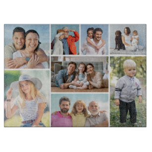 Erstellen Sie Ihre eigene 8 FotoCollage Schneidebrett