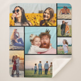Erstellen Sie Ihre eigene 8 FotoCollage Sherpadecke