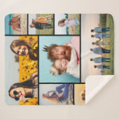 Erstellen Sie Ihre eigene 8 FotoCollage Sherpadecke (Vorderseite (Horizontal))