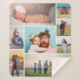 Erstellen Sie Ihre eigene 8 FotoCollage Sherpadecke