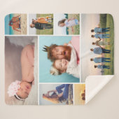 Erstellen Sie Ihre eigene 8 FotoCollage Sherpadecke (Vorderseite (Horizontal))
