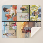 Erstellen Sie Ihre eigene 8 FotoCollage Sherpadecke (Vorderseite (Horizontal))