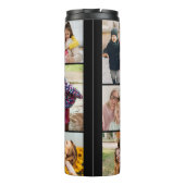 Erstellen Sie Ihre eigene 8 FotoCollage Thermosbecher (Rückseite)
