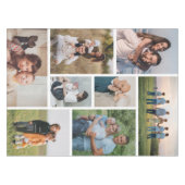 Erstellen Sie Ihre eigene 8 FotoCollage Tischdecke (Vorderseite (Horizontal))
