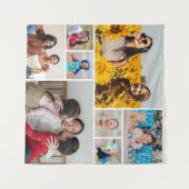 Erstellen Sie Ihre eigene 8 FotoCollage Wandteppich (Vorderseite (Horizontal))