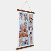 Erstellen Sie Ihre eigene 8 FotoCollage Wandteppich Mit Holzrahmen (Gewinkelt)