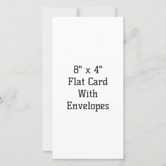 Erstellen Sie Ihre eigene 8" x 4" Flachkarte mit U
