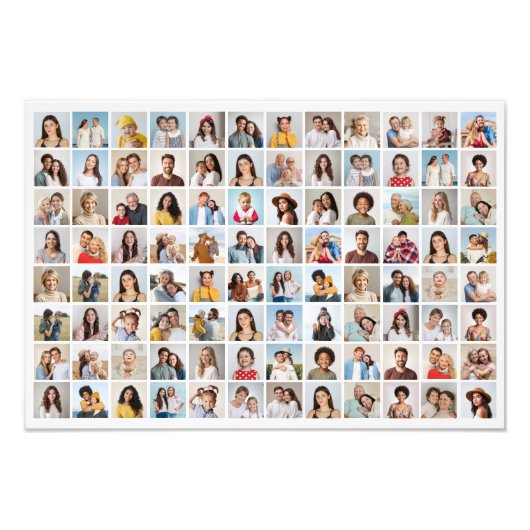 Erstellen Sie Ihre eigene 96 Foto Collage Foto Erw (Vorne)