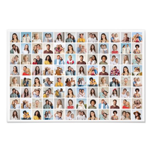 Erstellen Sie Ihre eigene 96 Foto Collage Foto Erw (Vorne)