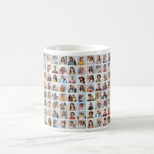 Erstellen Sie Ihre eigene 96-FotoCollage Kaffeetasse