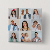 Erstellen Sie Ihre eigene 9-Foto-Collage Button (Vorderseite)