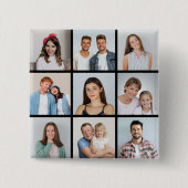 Erstellen Sie Ihre eigene 9-Foto-Collage Button (Vorderseite)