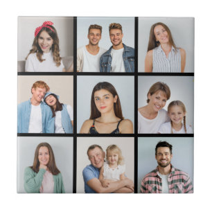 Erstellen Sie Ihre eigene 9-Foto-Collage Fliese