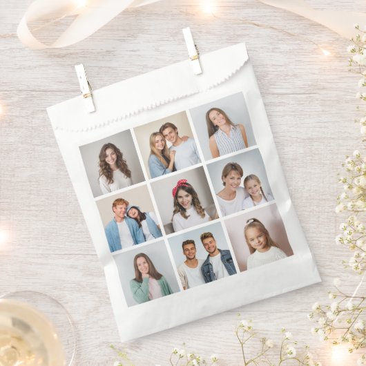 Erstellen Sie Ihre eigene 9-Foto-Collage Geschenktütchen (Ausgeschnitten)